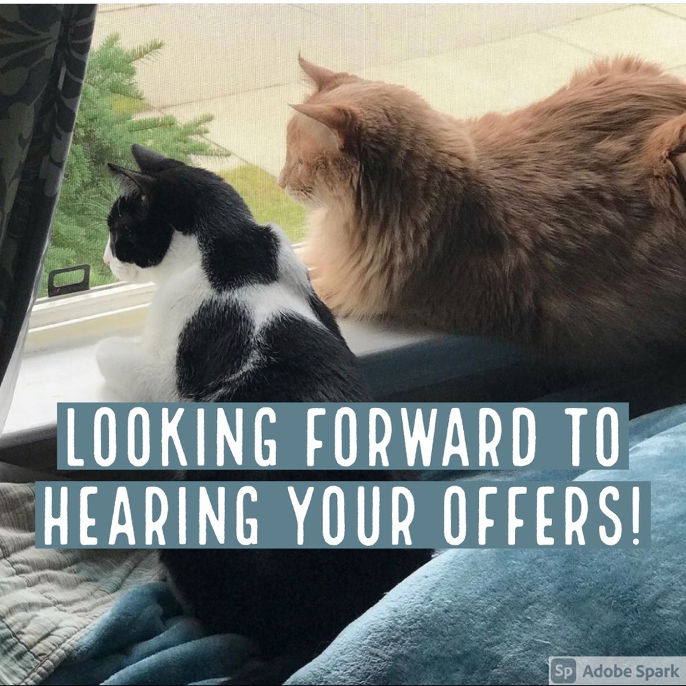 Offers are Welcome here!
